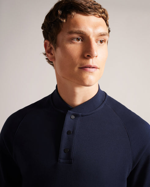 BREENGE-Tops-LS Button Through Sweatshirt- Ted Baker Romania